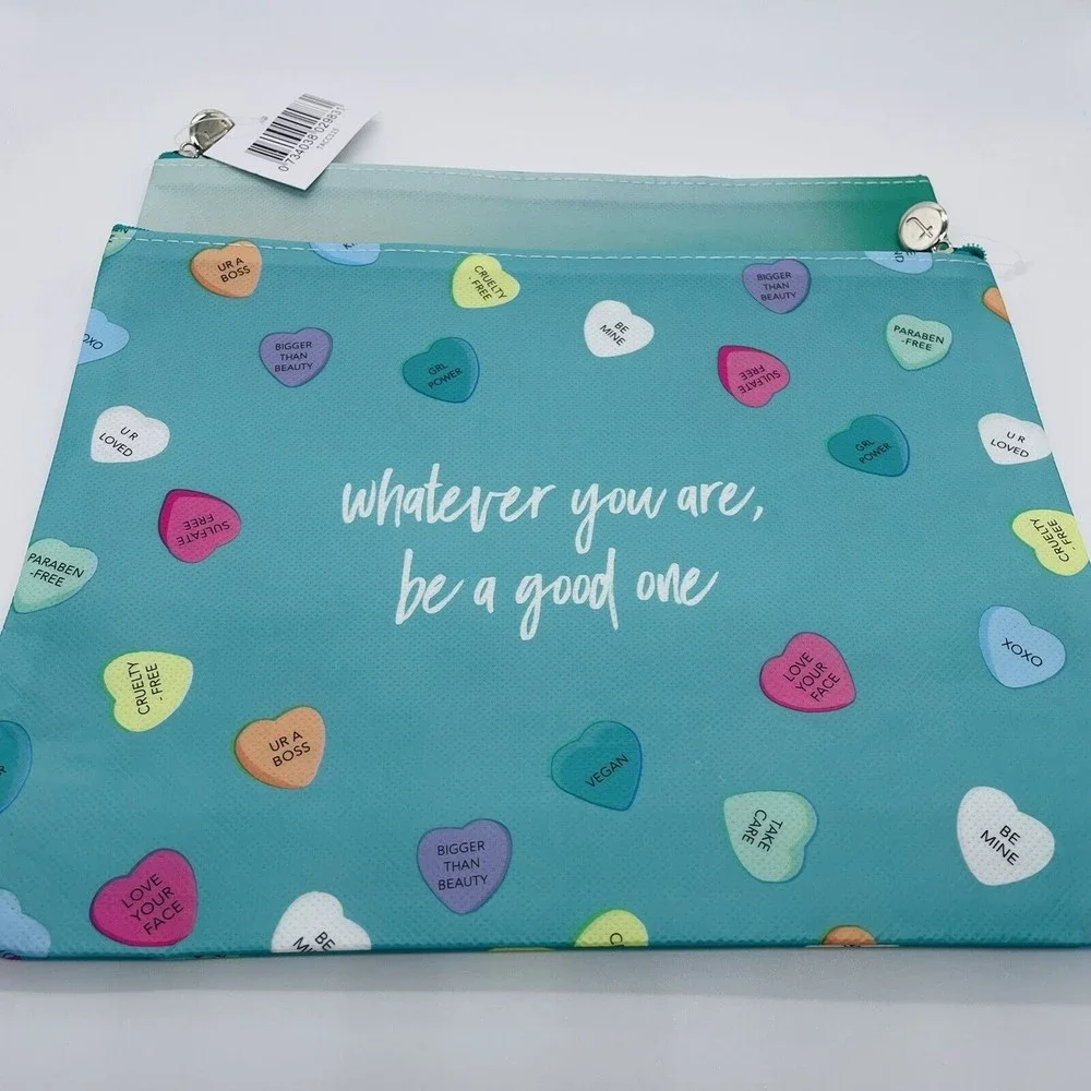 New Thrive Causemetics Cosmetic Makeup Bags Lot of 2 Inspirational Messages